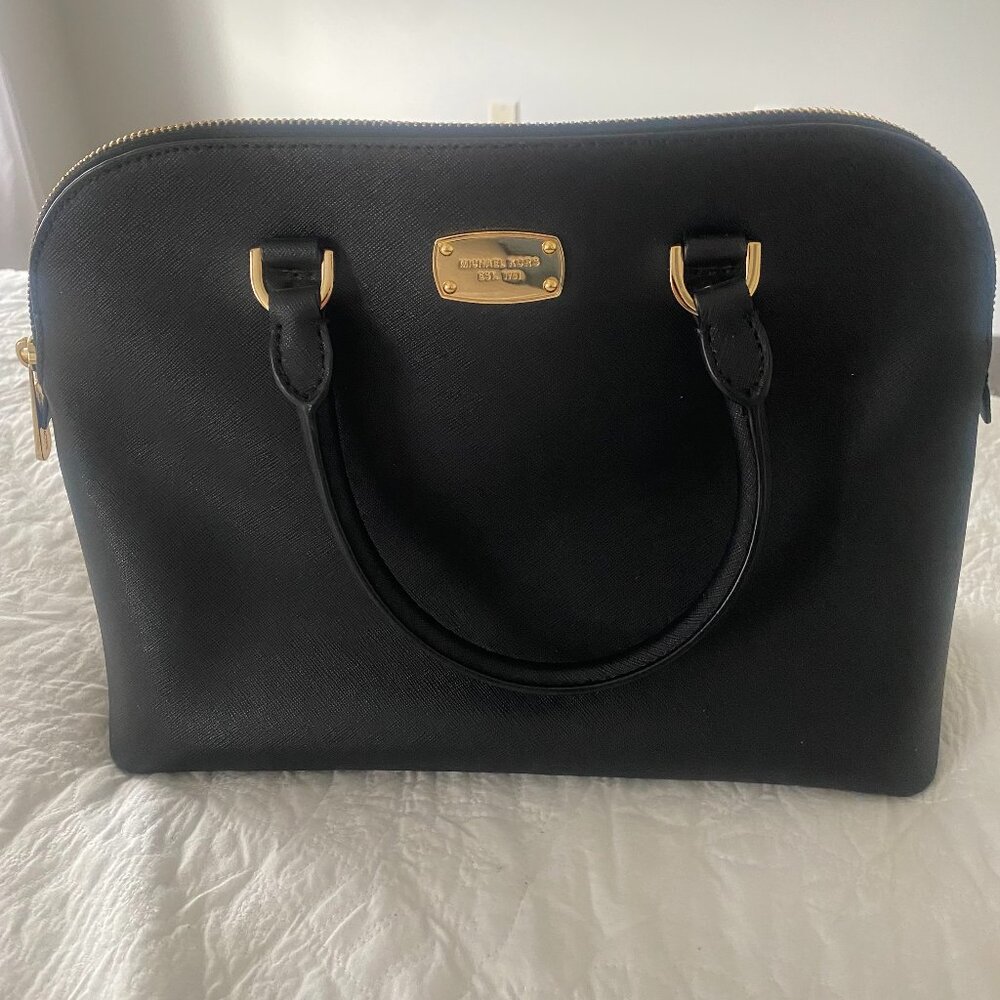 Michael Kors Black Leather Bag